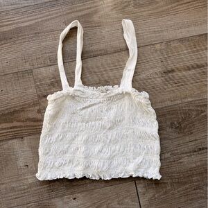 White American eagle cropped top, cinched pattern, women’s small